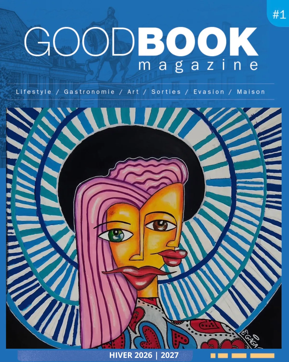 Couverture du premier numéro de GoodBook, hiver 2026/2027